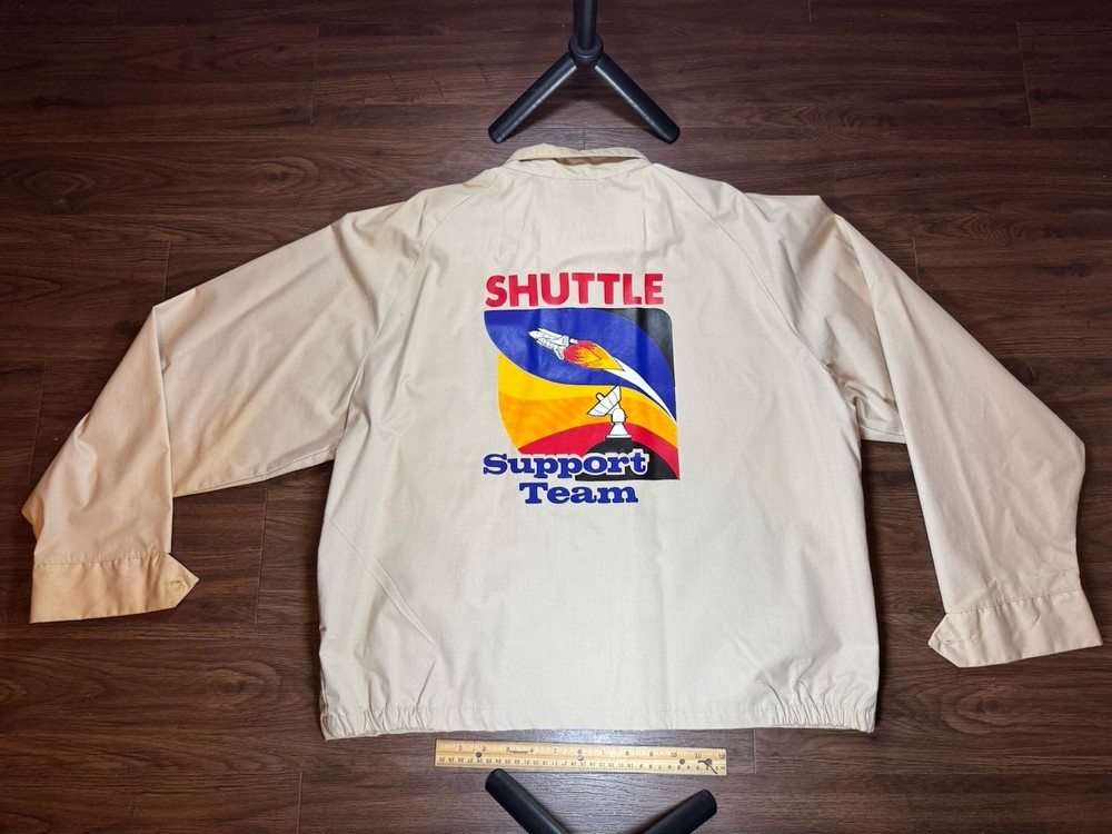 Vintage NASA Space Shuttle Jacket - DOD Shuttle Network- Shuttle Support Team