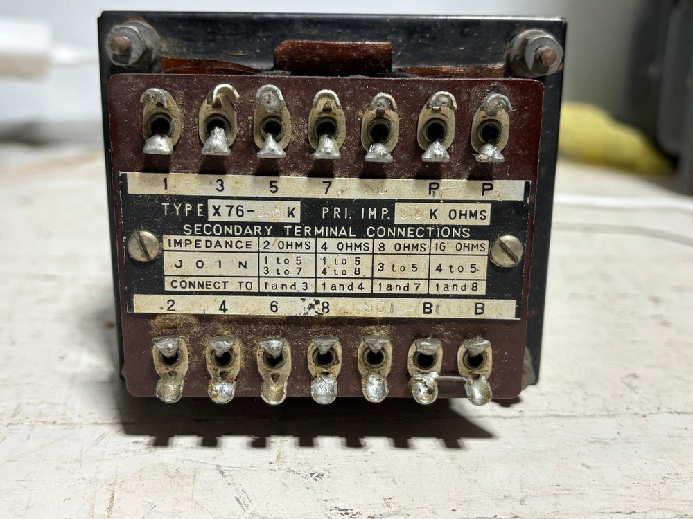 LUX SX-26 TUBE AMP OUTPUT TRANSFORMER