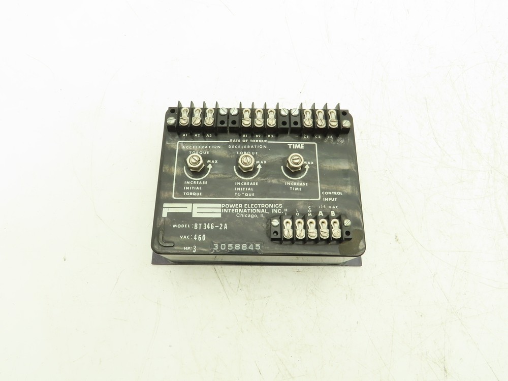 Power Electronics BT346-2A Soft Start Motor Control Unit 3Hp 115V/460V