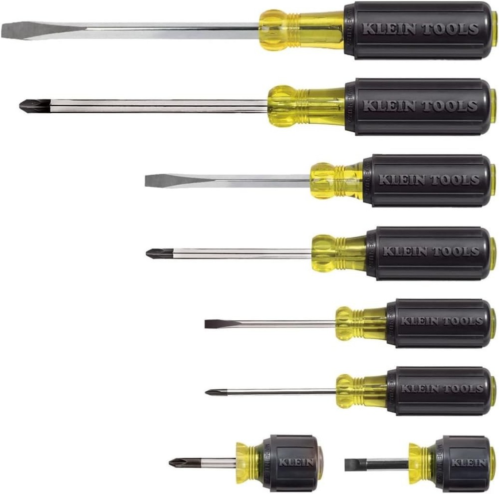 Klein 85078 Screwdriver Set, Multi-Application, 8-Piece