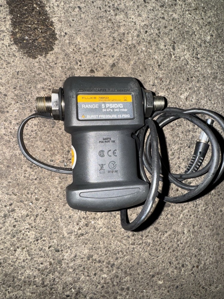Fluke 700P23 Pressure Module 5 PSID/G Tested