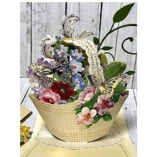 Anna Griffin BASKET Pop Up Card Making Kit for EASTER - 20 Cards HTF! (289-290)