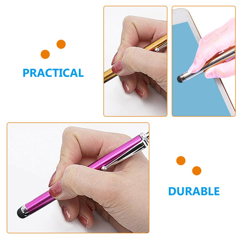 10pcs Stylus Pens Replaceable Fiber Tips Capacitive Stylus for Touch Screen