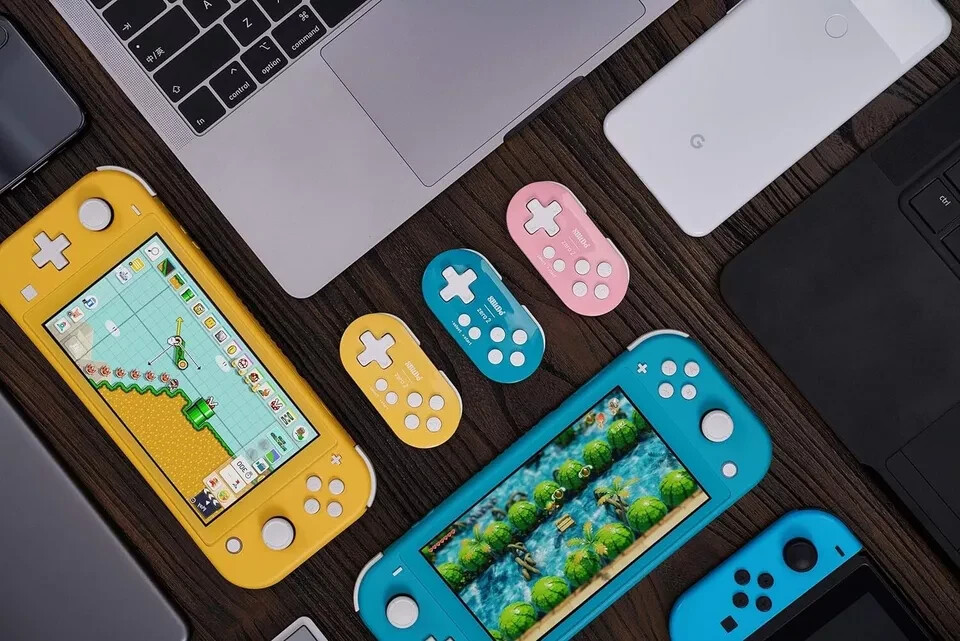 8BitDo Zero 2 Bluetooth Gamepad for Switch, PC, and Android (Yellow)