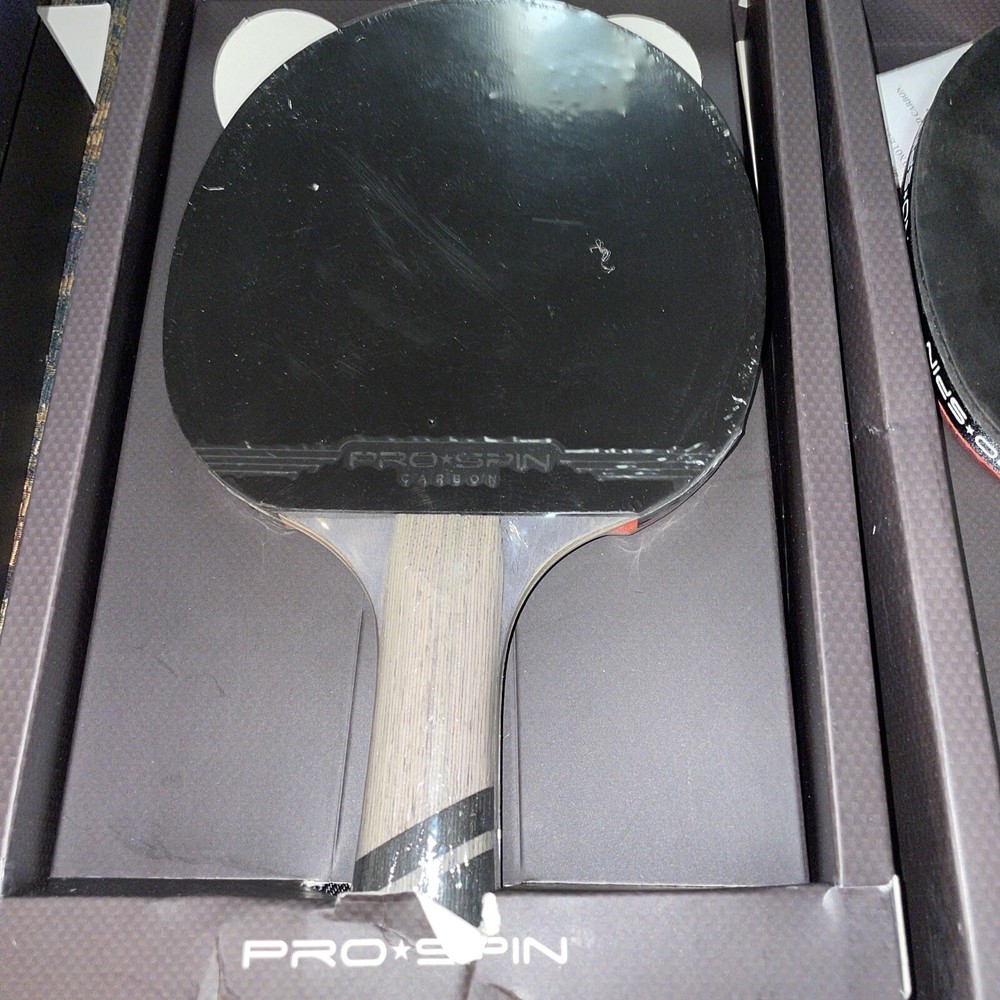 2-CARBON Elite Pro Spin Table Tennis Racket Perform Level Speed 80