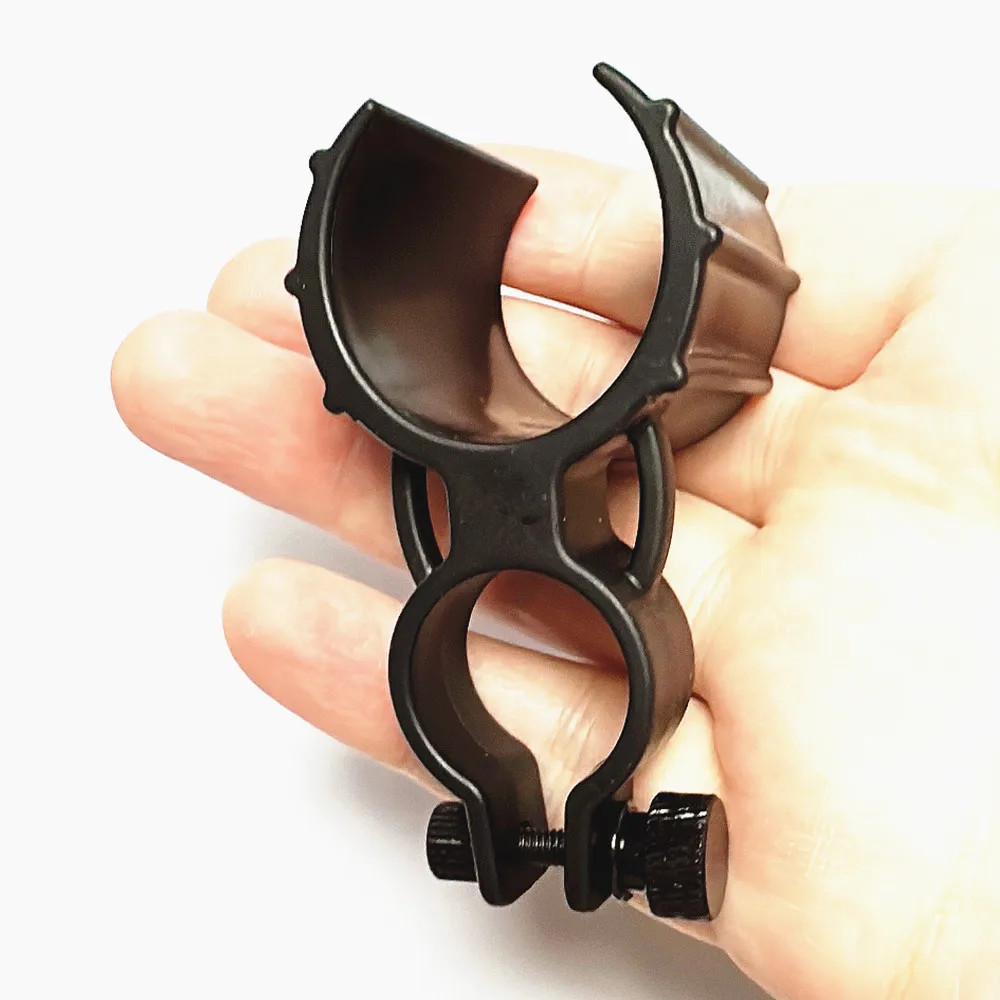 Pinpointer Holder for Metal Detectors Suitable Quick Installation Round rod