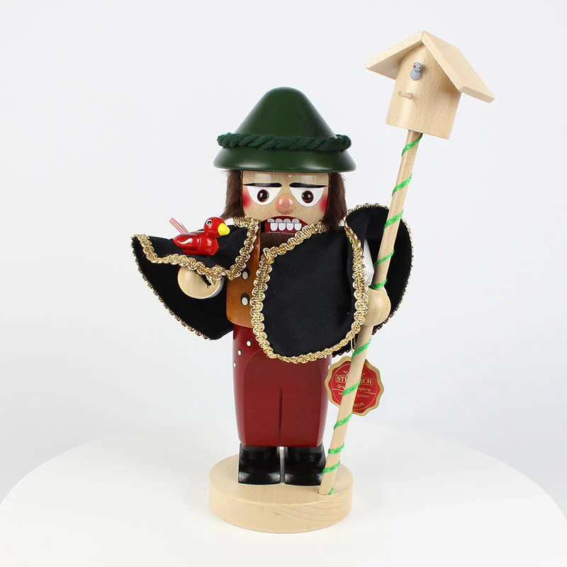 New in Box - Steinbach Chubby Size Bird Watcher German Nutcracker - S1349