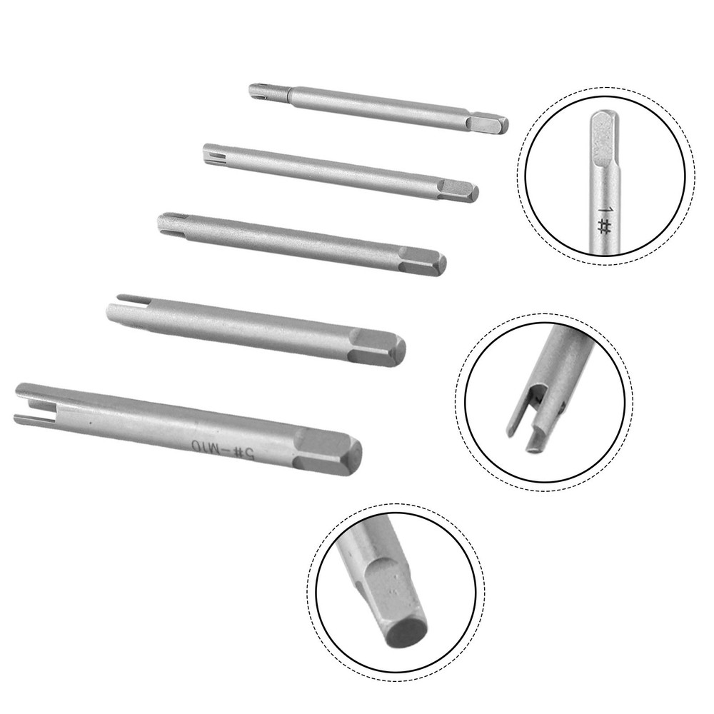 5pcs-M10 Broken Tap Extractor Guide Easy Wire Screw Remover Tools Drill Bits