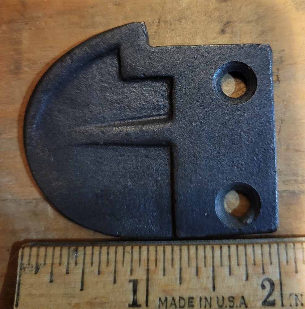 Large Iron Thumb Latch Door Jam Strike Hardware