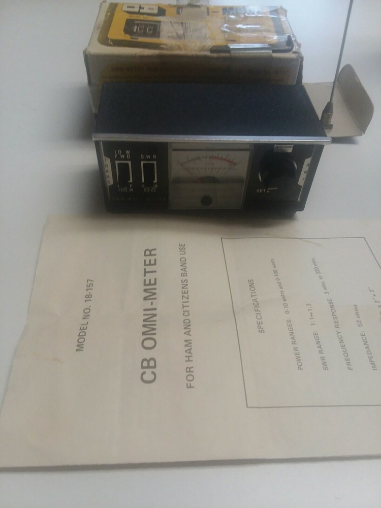 Vintage GC Electronics CB Omni Meter model 18-157