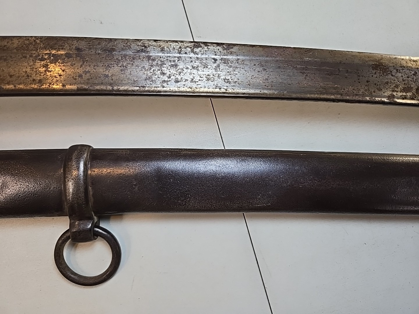 Providence Tool Co. Civil War Model 1860 Cavalry Sword w/Scabbard - 1862
