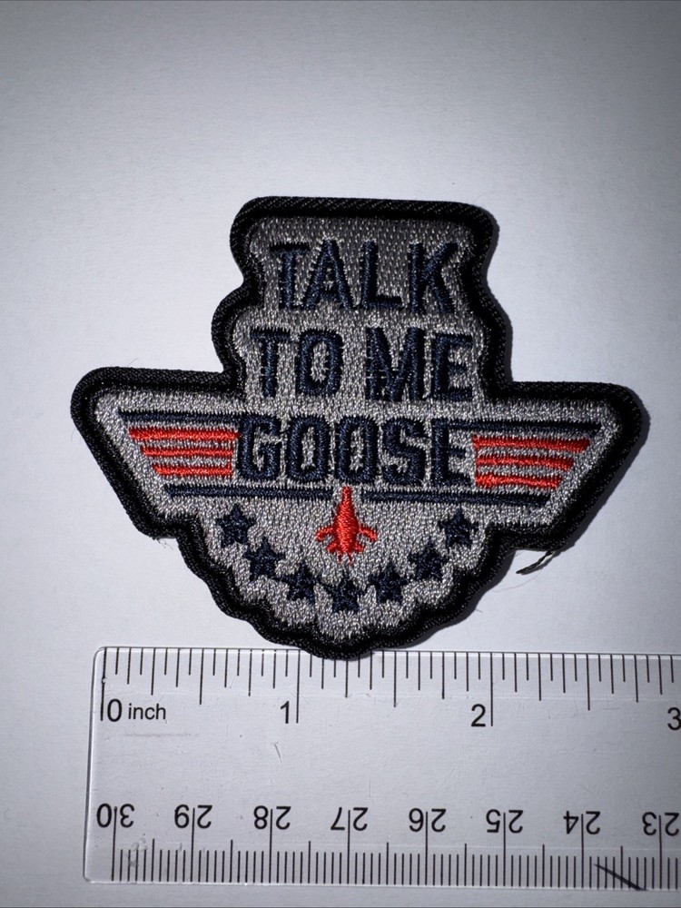 Talk to Me Goose Morale Patch Hook and Loop Patch