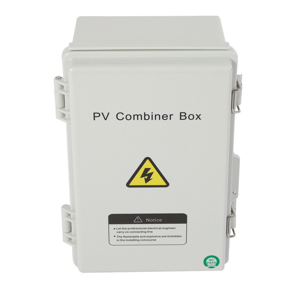 4 String Solar PV Combiner Box 63A Circuit Breaker for Solar Panel Waterproof US