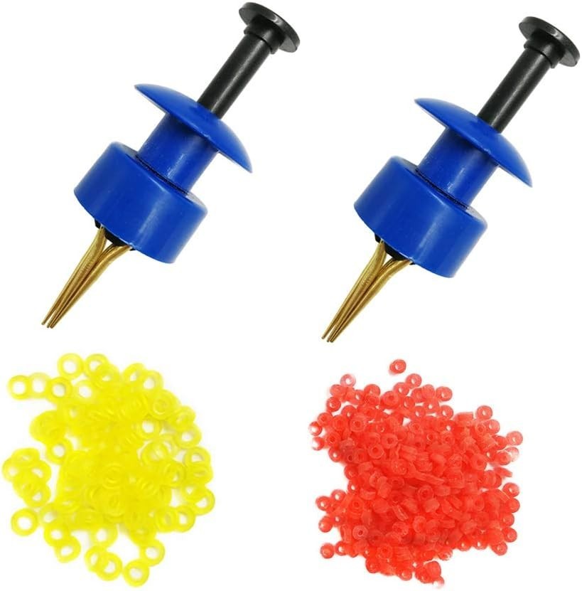 2X Pellet Bander Tool Micro Bait Bands Banding Match Coarse Fishing Terminal Tac