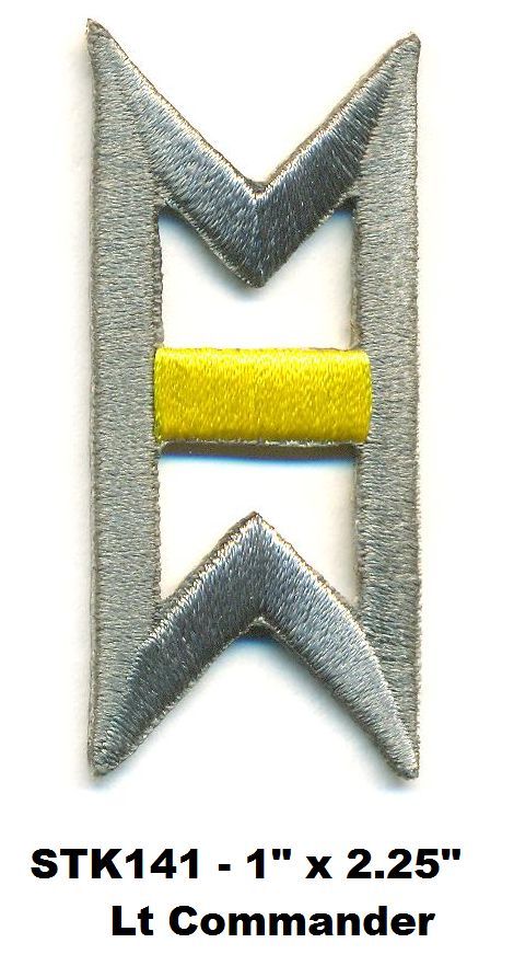STAR TREK Lt Commander INSIGNIA PATCH - STK141