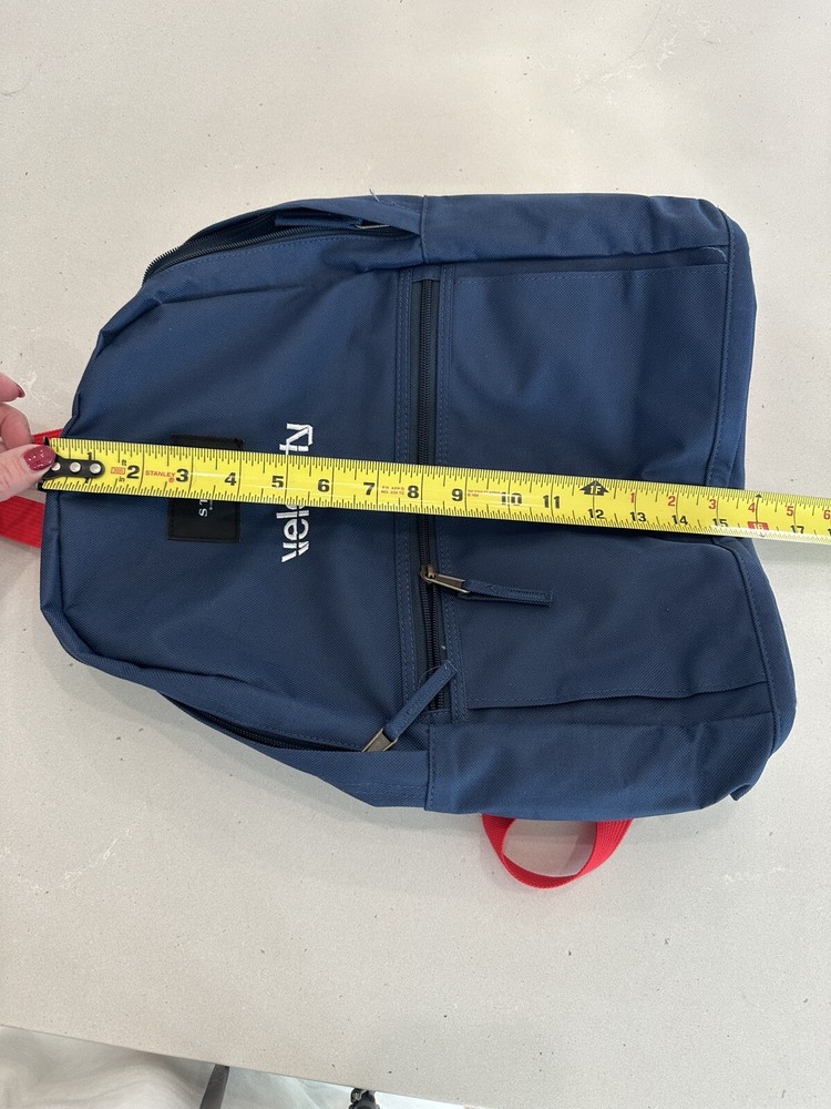 Velocity Dance Competition Backpack Blue Red