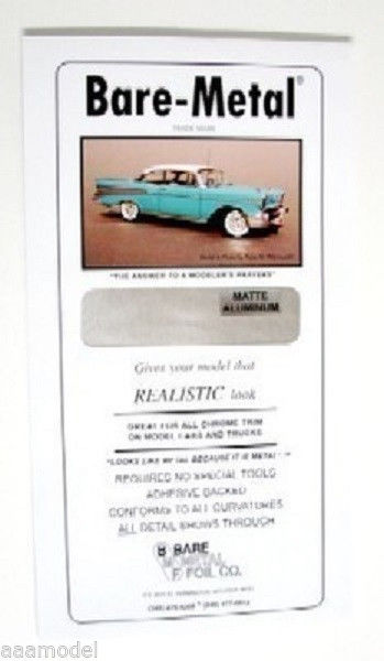 Bare-Metal 6 x 11 Thin Sheet Matte Aluminum Foil BMF 4