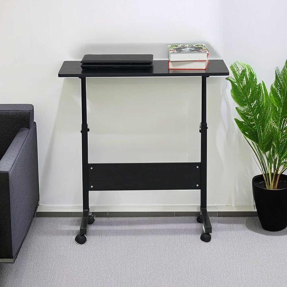 31.5'' Tabletop Black Adjustable Computer Desk, Ergonomic Portable Laptop Table