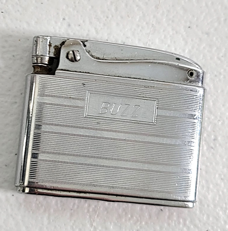Ronson Adonis BUZZ Monogram Cigarette Lighter 1950's