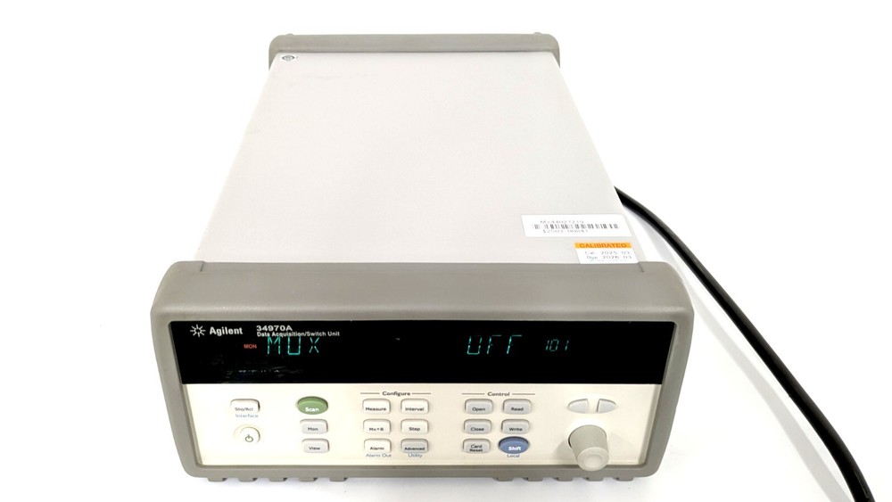 34970A+34901A [Calibrated Certificate] Data Acquisition Switch Unit　Agilent