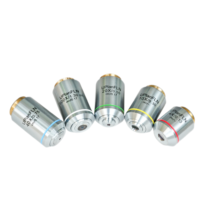 1PC RMS Thread Infinity System Semi-apochromatic Plan Fluorescent Objective Lens