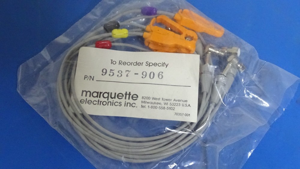 Marquette Electronics ECG CABLE PN: 9537-906