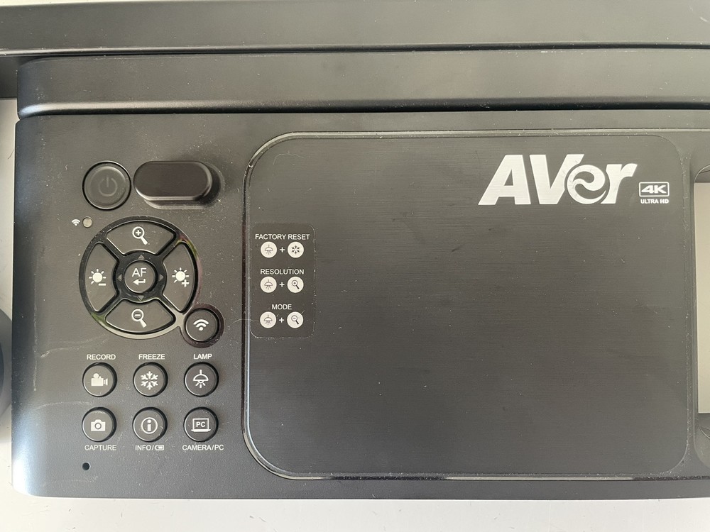 AVer Vision M70W Wireless 4K Document Camera AS IS - UNTESTED - UNIT ONLY.