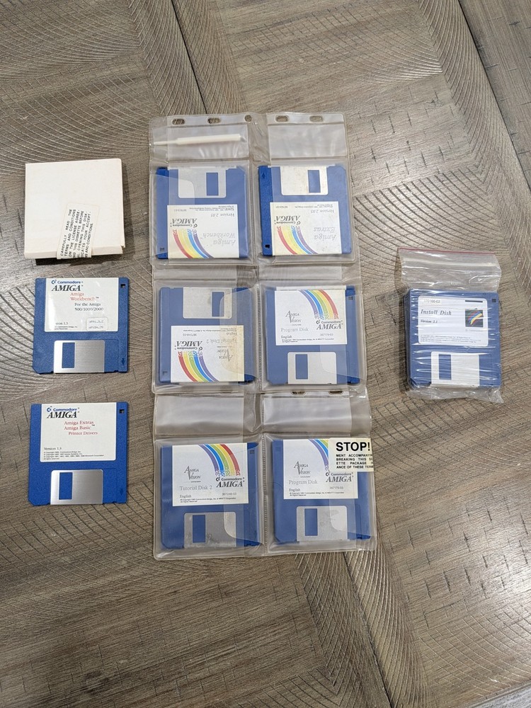 Commodore Amiga Hard Disks-Multiple Programs-Selling As Is