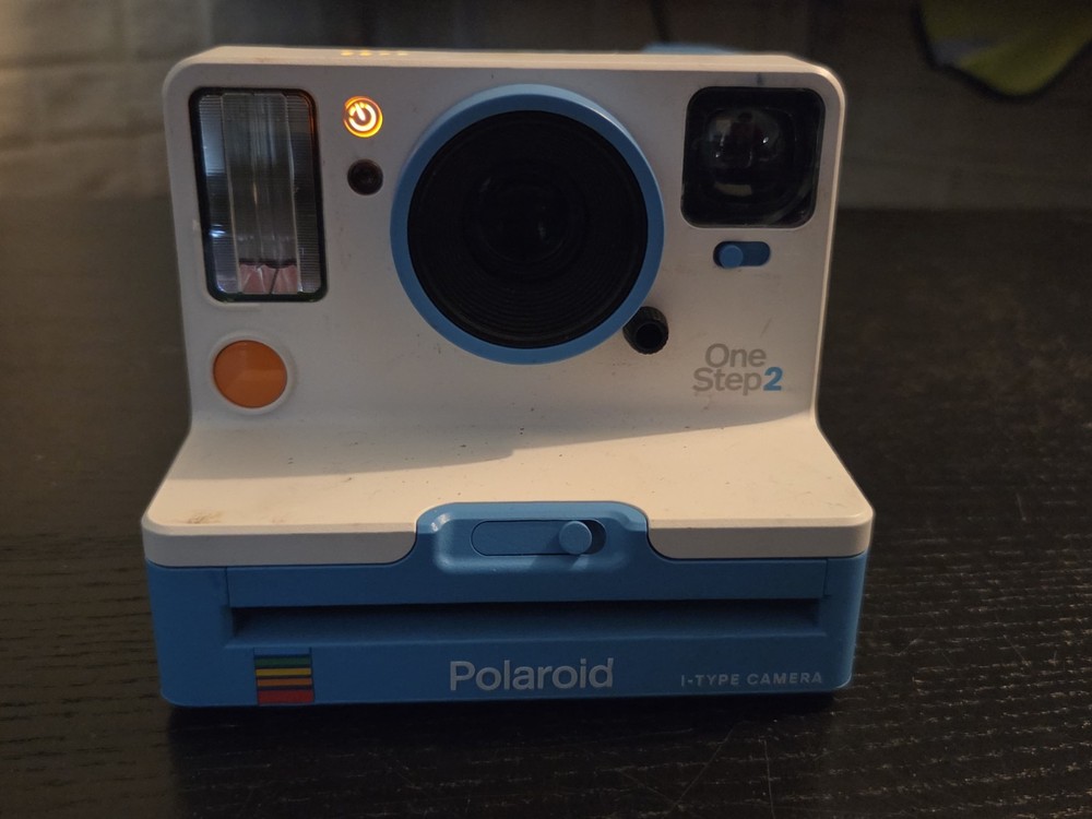 Polaroid One Step 2, Summer Blue, I-Type Camera, Instant Camera TESTED & WORKING