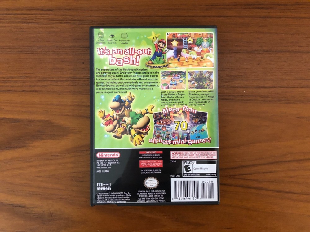 Replacement GameCube Case for Mario Party 5