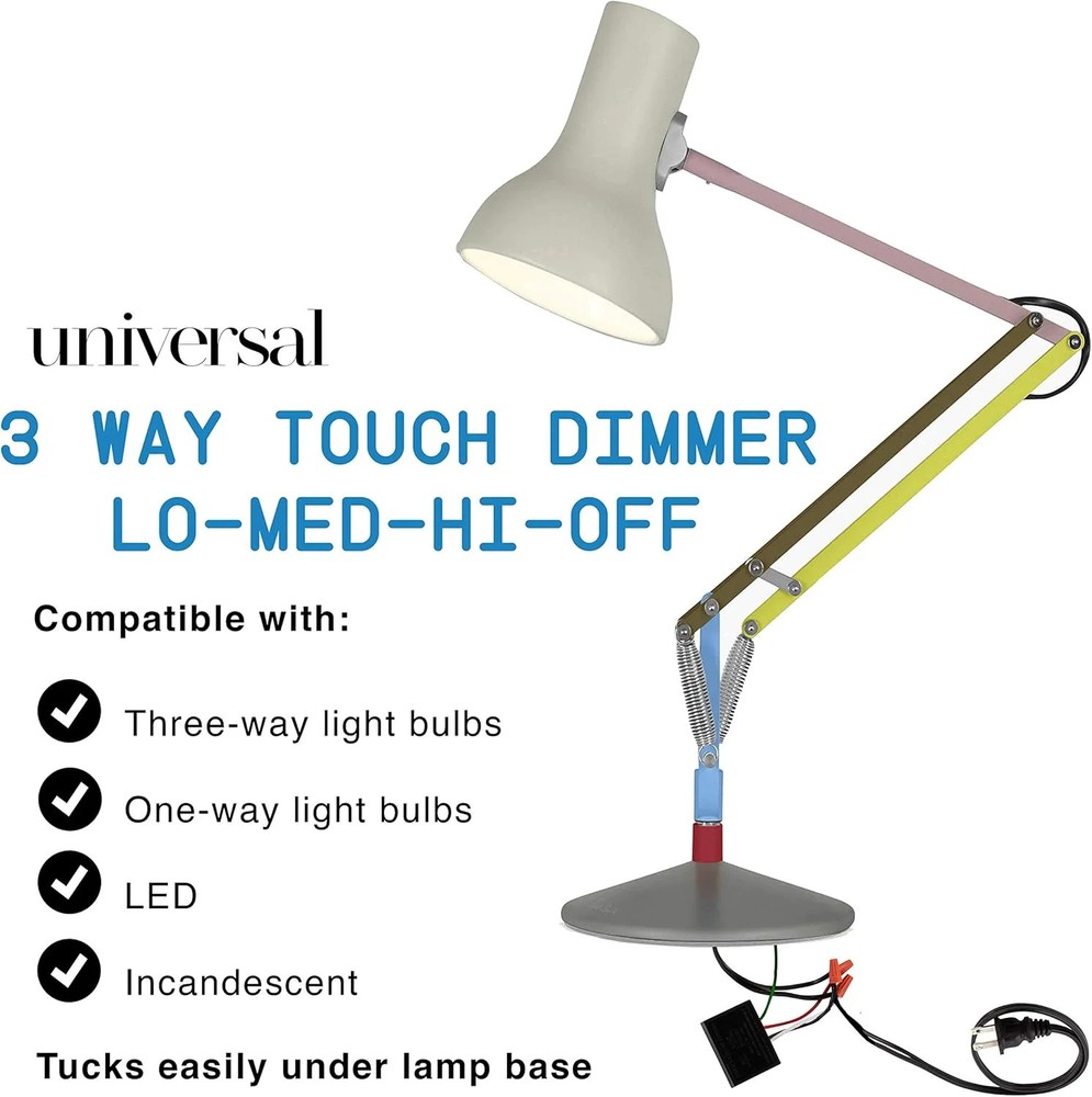 3 Way Touch Sensor dimmer, Touch lamp Repair kit Control Module, Replacement Sen