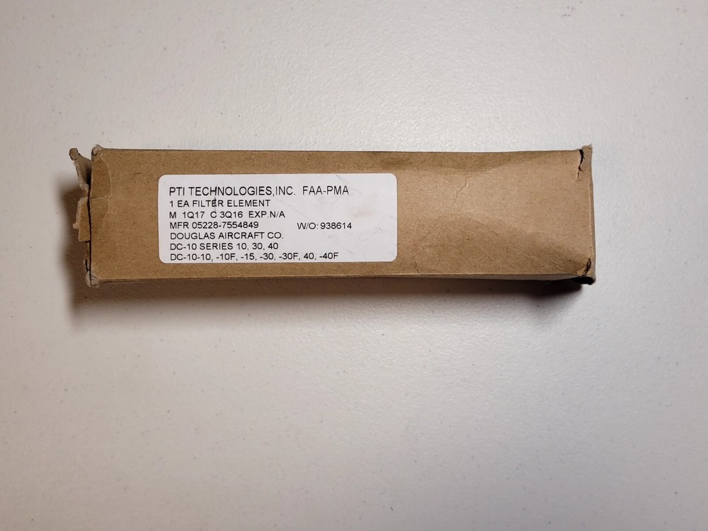 PTI Technologies Filter Element 7554849, DC10