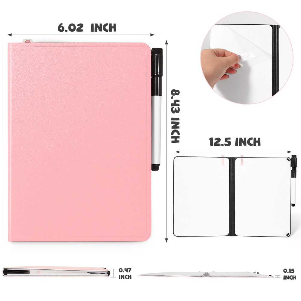 A5 Whiteboard Portable Notebook Writing Board Eraser Lightweight Reusable Gift