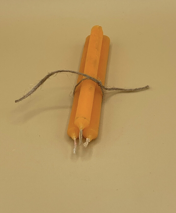 3 Pc 5” Orange Chime Spell Candles