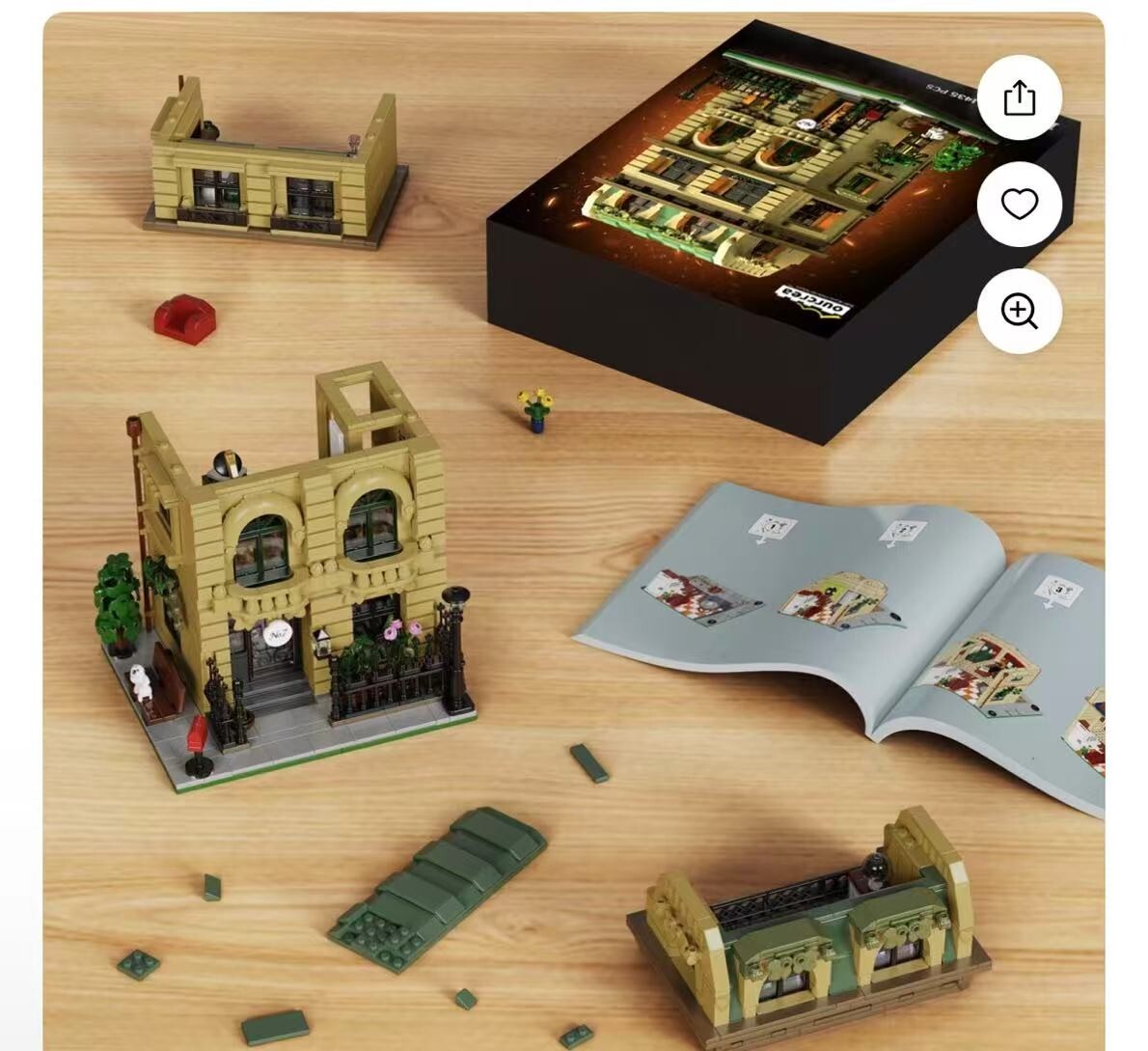 The Nanny House Building Blocks Set Sheffield's Home Model Toys Playset Gifts fo