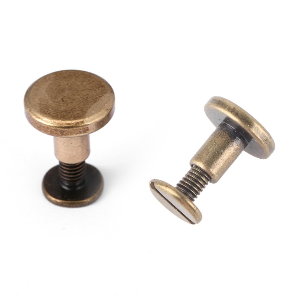 Rivets, 20 Pieces Flat Head, Copper, Brass, Screws, Nuts, Nails, Rivets...