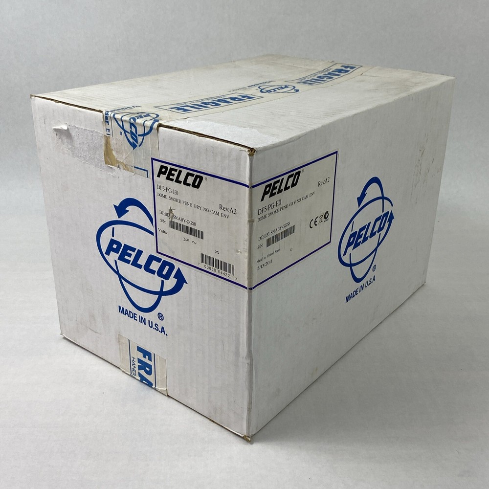 Pelco DF5-PG-E0 Fixed Mount Environmental Dome Smoke Gray No Camera
