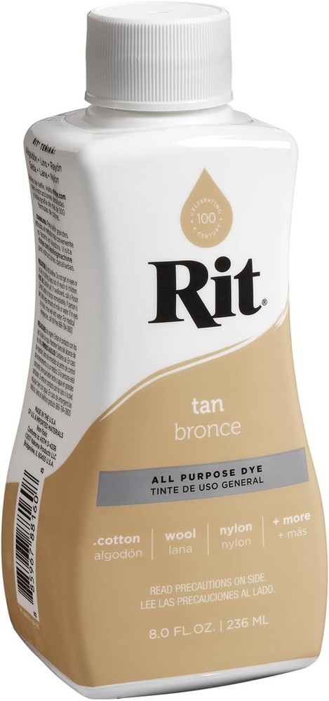 Rit All-Purpose Liquid Dye, Tan 8 oz.,