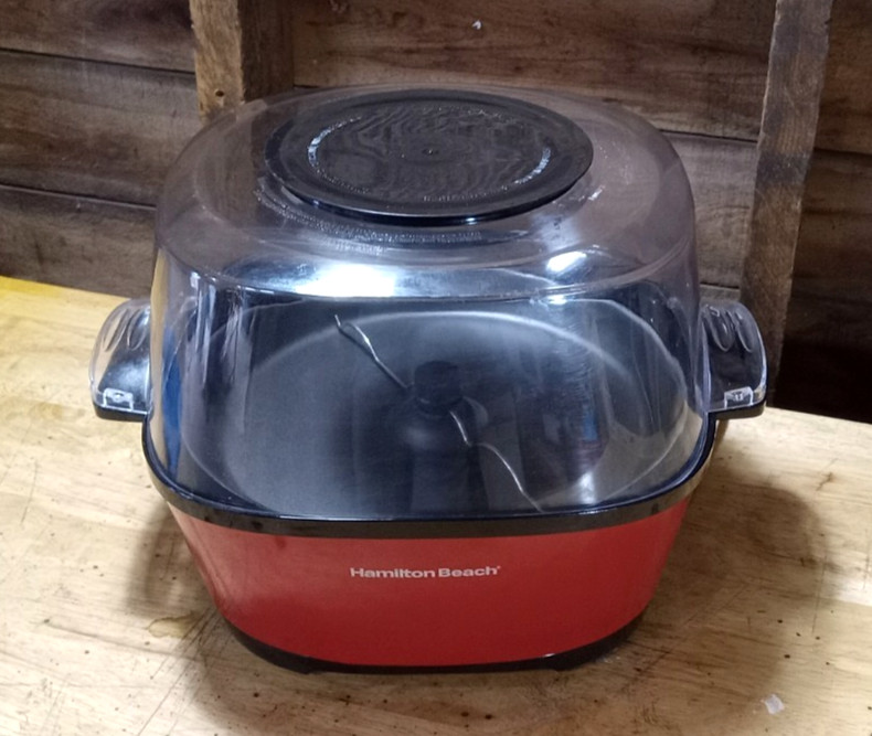 Hamilton Beach 73302E Large Electric Stirring Popcorn Popper Maker Red 1000W