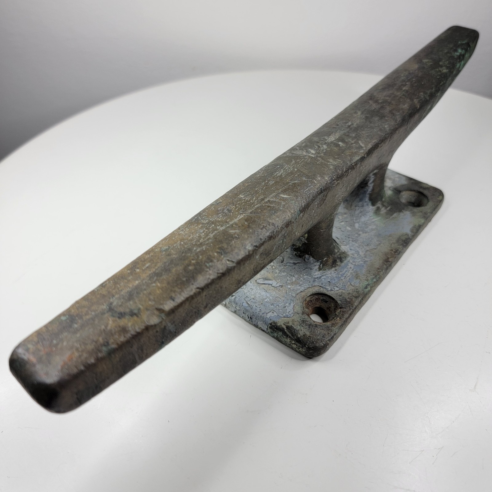 15" Bronze / Brass Boat Dock Cleat 10 Lbs 3211 15 Inch Weathered