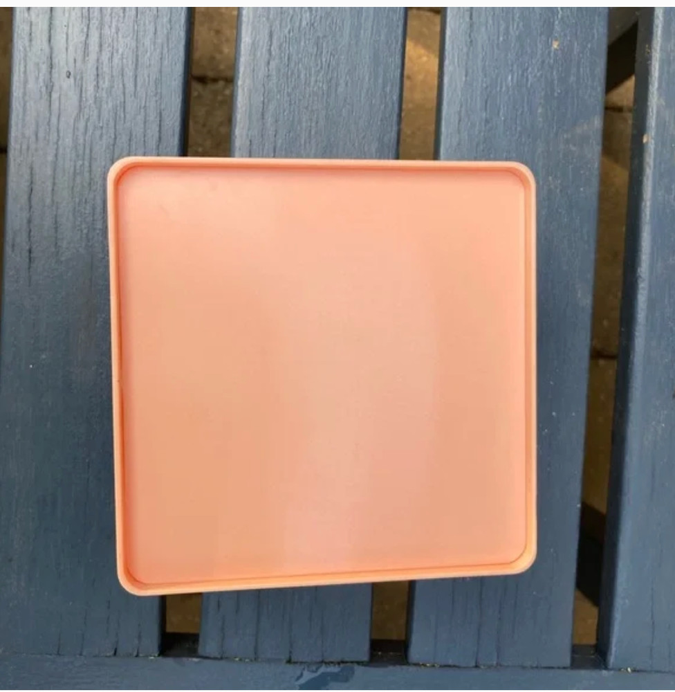 Vintage Evyan White Shoulders plastic dusting powder container