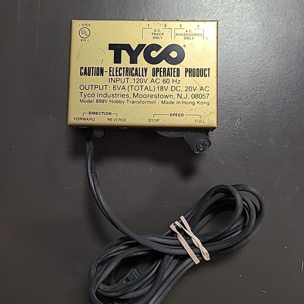 Tyco HO Electric Power Pack Train Transformer Model 899V