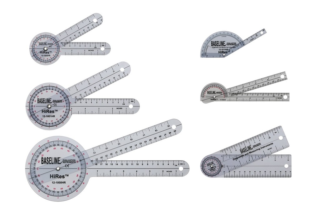 121028hr Plastic Goniometer Hires 6piece Set