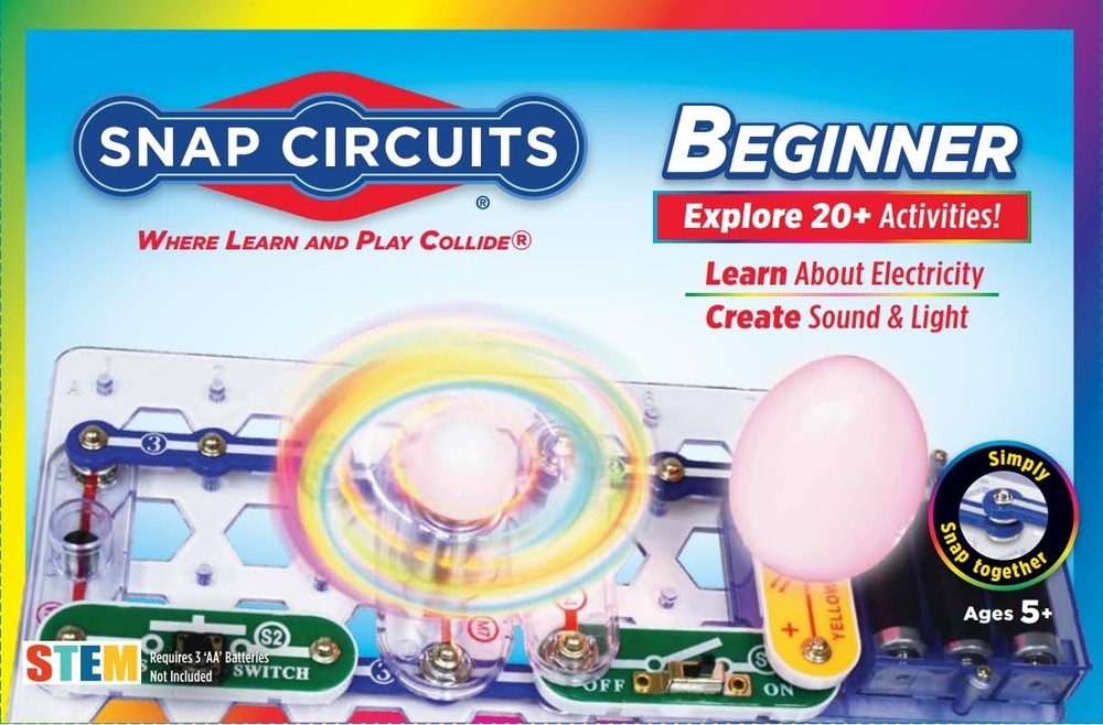 Beginner, Electronics Exploration Kit, Stem Kit for Ages 5-9 (SCB-20)