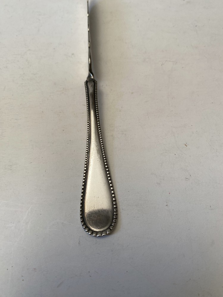 7" Flat Twisted Handle Master Butter Knife International Silver Holmes & Tuttle