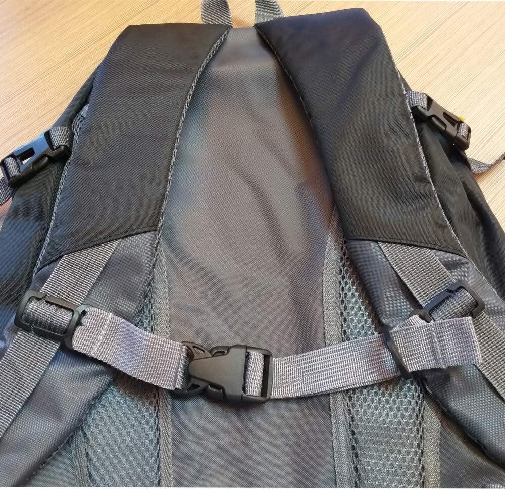 Amlrt HDHYK Backpack Chest Strap- Nylon -Suitable for Standard size, Gray