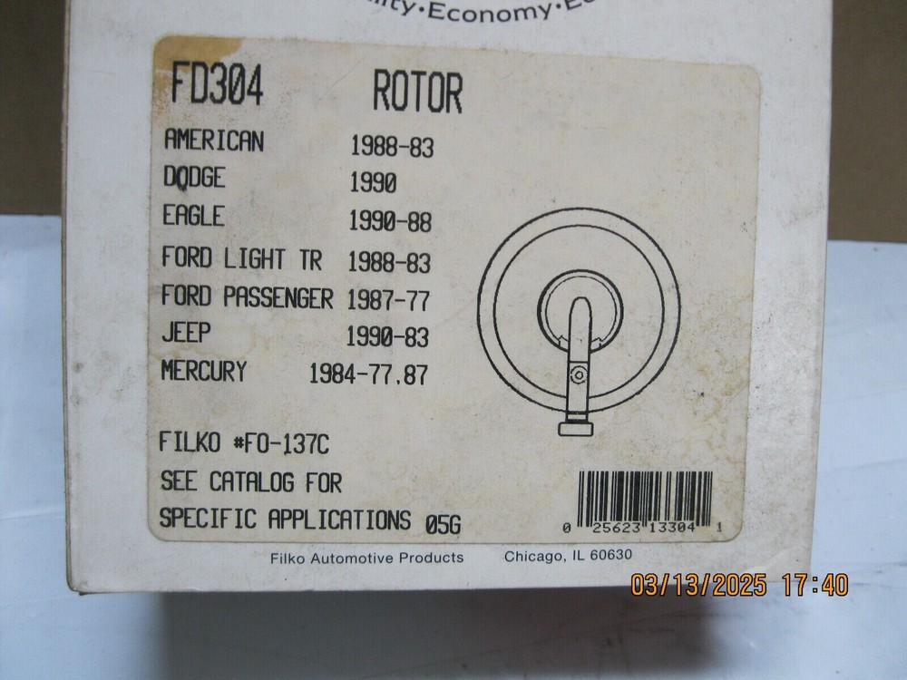 Filko F0137C Ignition Distributor Rotor