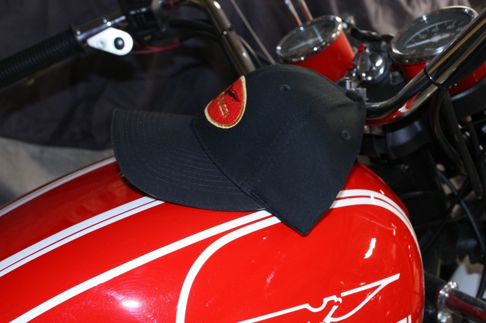 Moto Guzzi "Patch" Cap/Hat... BLACK/Khaki CP85