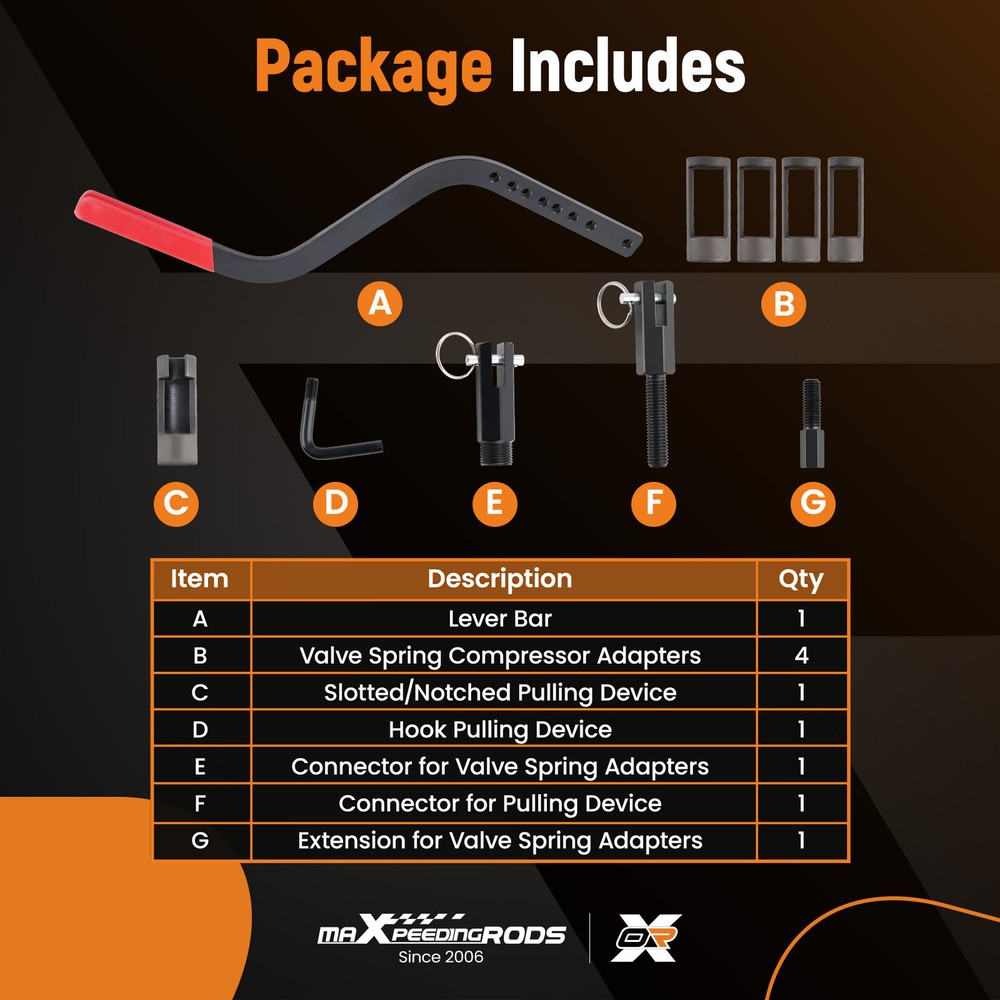 2112 Valve Spring Compressor Kit Remover &Installer Disassembling Tool for VW