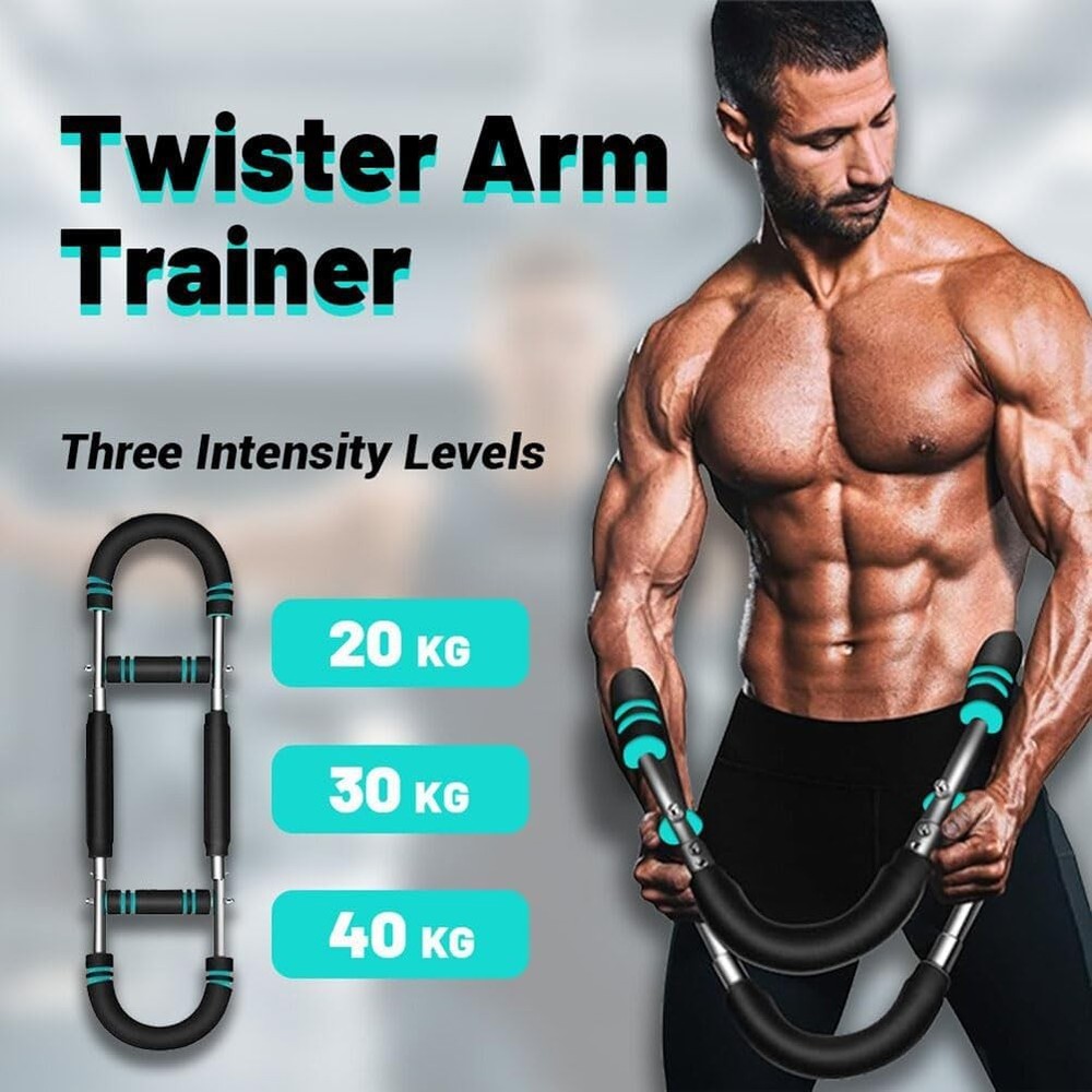Sake Twister Arm Trainer, Exerciser Adjustable One Size, Blue